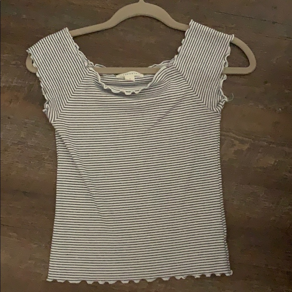 off the shoulder crop top